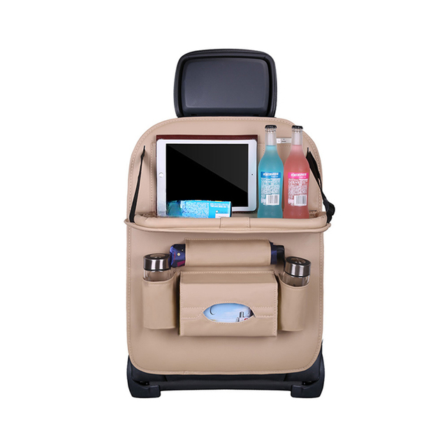 ORGANISEAT™ Organisateur voiture pliable en cuir pour siège arrière