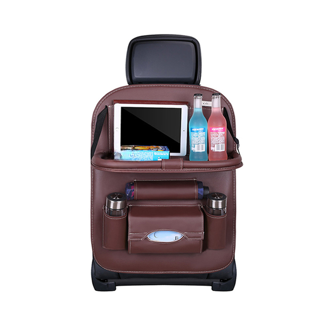 ORGANISEAT™ Organisateur voiture pliable en cuir pour siège arrière